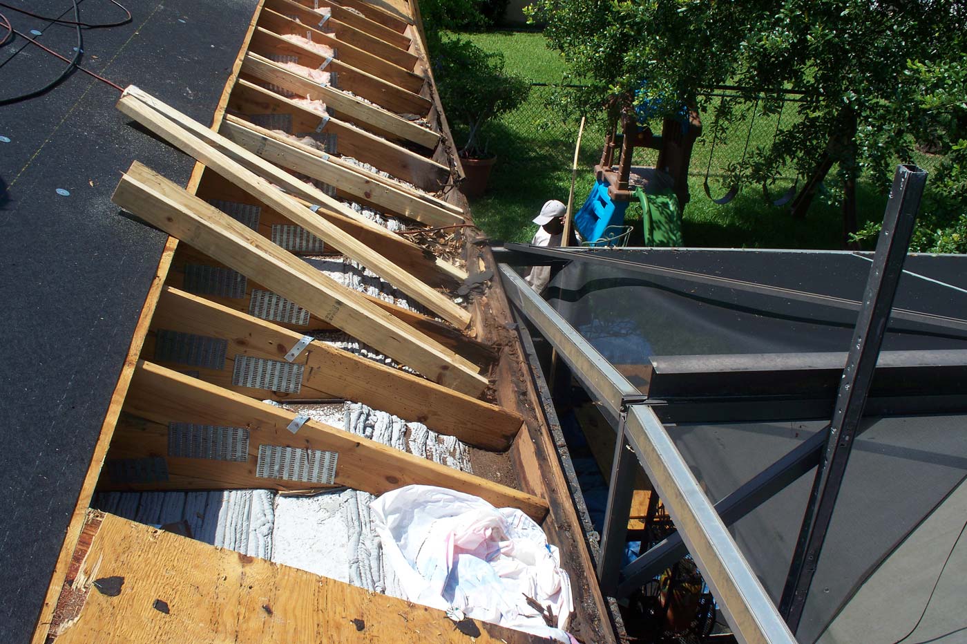 re-roofing