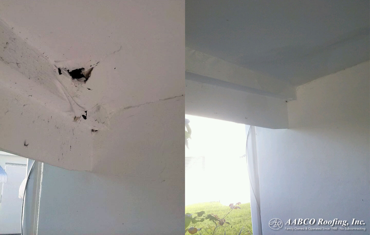 hurricane roof leak repair