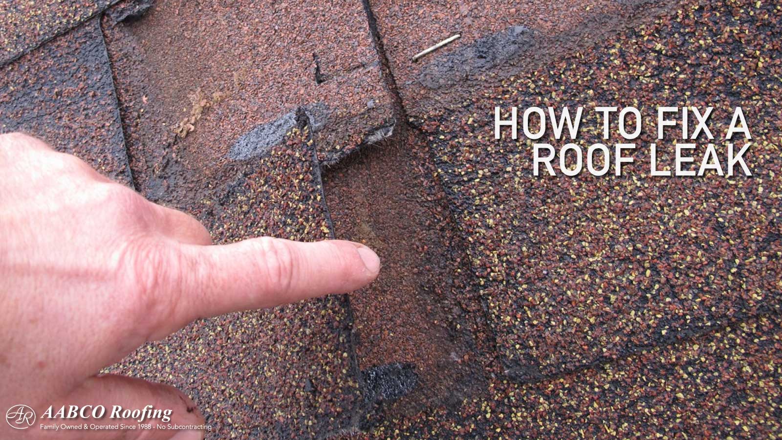 fix a roof leak