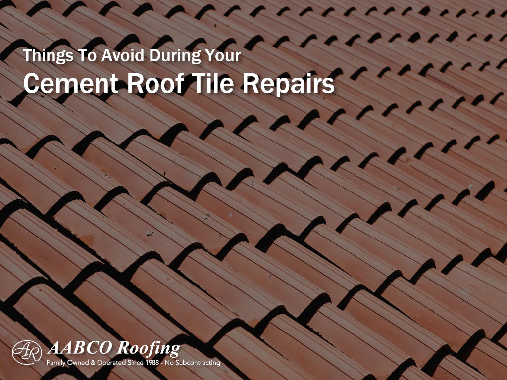 Roof Tile Repairs