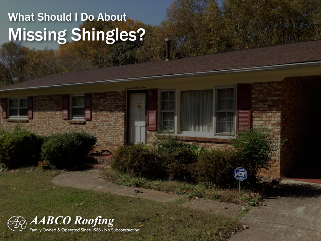 missing shingles