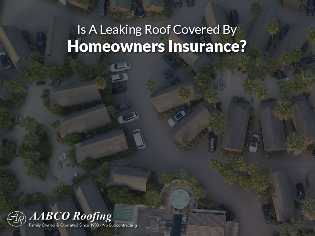 leaking roof